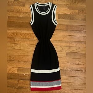 Women's midi dress, sporty style, very stretchy